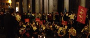 «Per la famiglia naturale»: al Pantheon in migliaia contro la legge Scalfarotto