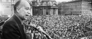 Carisma e capacità oratorie di un leader che entusiasmava le folle