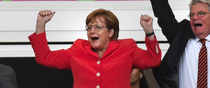 Sorpresa, anche i tedeschi vedono il futuro nero. Nonostante l’ottimismo della “woman in red”