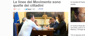 Contrordine grillini. Niente tavoli con il “nemico” Renzi sulle riforme. Ora Beppe fa la voce grossa