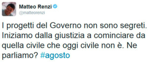 Riecco il cabaret di Renzi: tweet dal mare di Forte dei Marmi per “annunciare” la rivoluzione