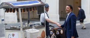 Renzi ha pagato il gelato offerto a Palazzo Chigi? Risparmiateci la colletta per rimborsarlo