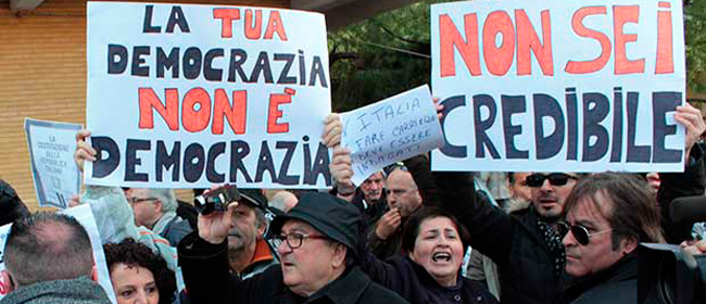 “Buffone, vattene a casa”: il malessere nei confronti di Renzi c’è e comincia a vedersi. Non solo in piazza