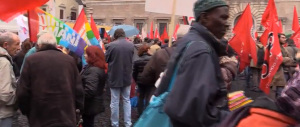 Tsipras e tutta la vetero-sinistra in piazza contro Renzi e Berlusconi