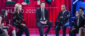 Scivolone grammaticale di Renzi in tv, proprio mentre faceva il maestrino