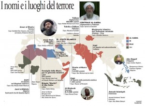 al qaeda e isis nel mondo