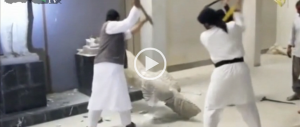 La violenza dell’Isis: ecco come devastano il museo di Mosul (VIDEO)