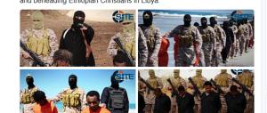 Dall’Isis nuovo video choc. Decapitati 28 etiopi cristiani in Libia