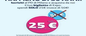 All’Expo con la tessera del Pd: la Regione Lombardia chiede spiegazioni