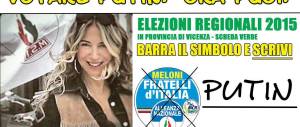 Regionali, in lista per il Veneto anche Putin. Ma è Adelina e non è parente