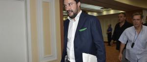 Salvini in giacca parla ai giovani di Confindustria: «Corro per vincere»