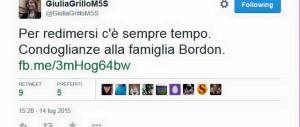 Morte di Bordon, la gaffe necrofila di Giulia Grillo (M5S): «Si pentirà…»