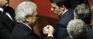 Verdini stampella di Renzi? A Bersani scappa da ridere: è una cosa dadaista