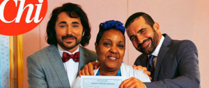 Scialpi, dopo le polemiche ecco le foto delle nozze con il suo compagno