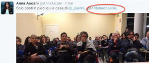 Su Twitter il clamoroso lapsus della fedelissima di Renzi: «Ecco la buona sola»