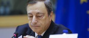 Draghi: “La ripresa nella Ue è più lenta del previsto e i rischi sono visibili”