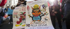 Scuola, insegnanti e studenti in piazza: al via l’autunno caldo di Renzi
