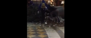 Napoli: gli sequestrano il pallone, loro devastano l’albero di Natale (Video)