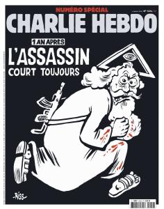 Cover of the Charlie Hebdo issue 06 January 2016