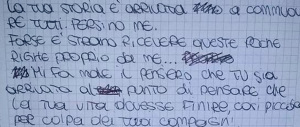 Ex bulla scrive alla dodicenne di Pordenone: «Non mollare mai»