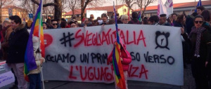 Unioni civili, tristi manifestazioni del “popolo” della Cirinnà