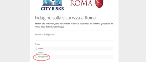 Lo strano questionario del Comune di Roma: “Sei uomo, donna o trans?”