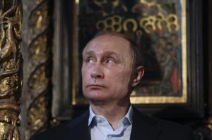 Russian President Vladimir Putin visits Mount Athos