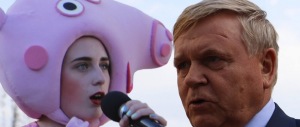 I candidati di Putin arruolano Peppa Pig per la campagna elettorale