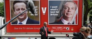 Farage a Cameron: «L’uscita dall’Ue? Non sarà un disastro economico…»