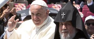 Papa Francesco in Armenia rende omaggio alle vittime del genocidio