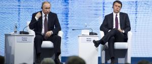 Renzi va in Russia e lo stesso giorno la Ue rinnova le sanzioni contro Mosca