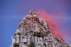 Un momento dell'esercitazione 5 Torri 2016, dimostrazione delle capacità dell'Esercito nel saper operare in ambiente montano