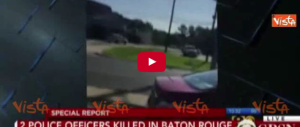 Usa, ecco il momento degli spari che hanno ucciso i tre agenti (Video)