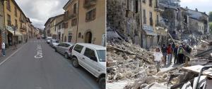 Ad Amatrice si scava sotto le macerie alla ricerca di sopravvissuti (VIDEO)