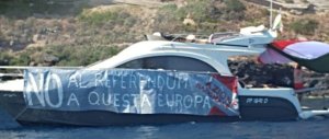 Ventotene, protesta Azione Nazionale. Alemanno: «Vertice inutile e costoso»