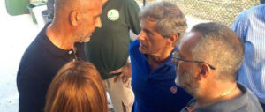 Gianni Alemanno ad Amatrice. L’incontro con il sindaco Pirozzi