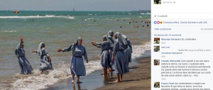 Imam di Firenze in difesa del burkini posta foto di suore: è polemica su Fb