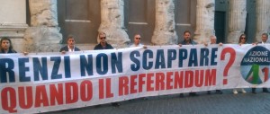 Alemanno: «Si vota il 4 dicembre? Una vergogna». Azione Nazionale in campo
