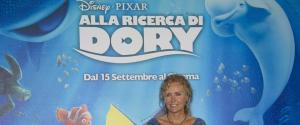 Licia Colo' in posa durante il photocall del film di animazione della Walt Disney ''Alla Ricerca di Dory''