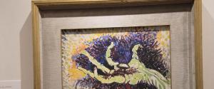 Un momento dell'inaugurazione della mostra ''Guttuso. Inquietudine di un Realismo'', nella Galleria di Alessandro VII al Quirinale