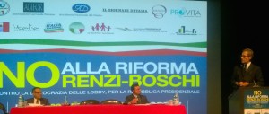 Parte da destra la campagna del “no”: «Fermiamo insieme la riforma Renzi-Boschi»