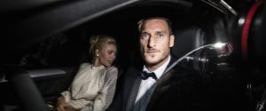 L'arrivo di Totti e Ilary