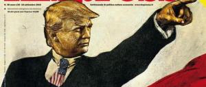 L’Espresso dipinge Trump come Lenin: «Avanti populismo, alla riscossa….»