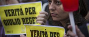 Caso Regeni, il centrodestra fa rimuovere lo striscione. È polemica
