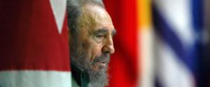 Fidel Castro in un'emblematica immagine del 2000