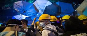 Protesta di piazza a Hong Kong