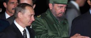 L'incontro nel 2000 tra Castro e un giovane Vladimir Putin