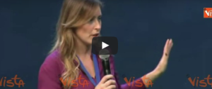 Leopolda, la Boschi incita i fan al “linciaggio” di D’Alema (VIDEO)