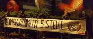 Roma, italiani sgomberati e clandestini nei palazzi: sit in di Casapound