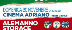 Domani all’Adriano Storace e Alemanno insieme per dire No al referendum